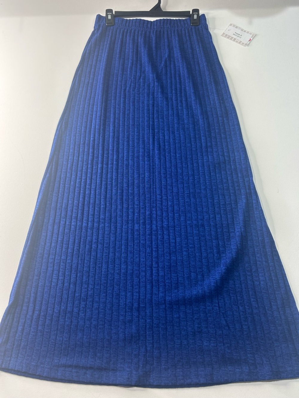 NWT LuLaRoe Small Kayla Women's Ribbed Maxi Skirt - Blue